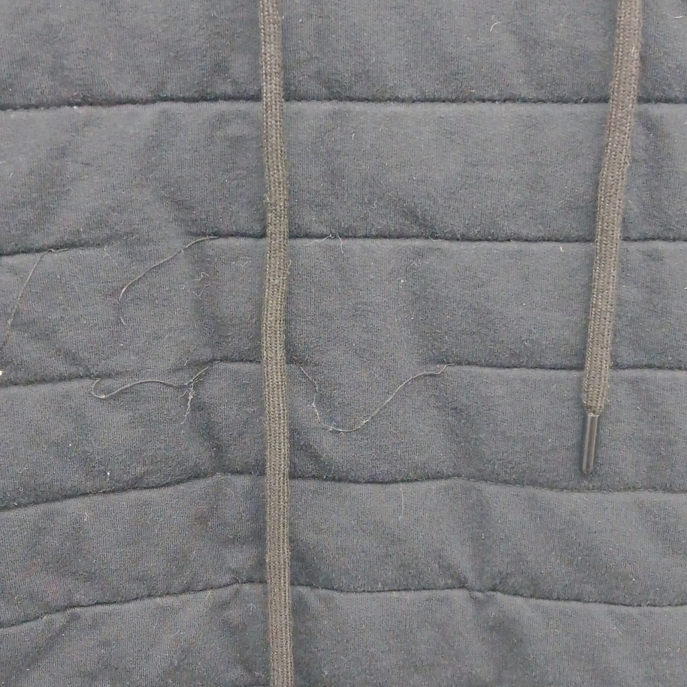 Retired Zyia quilted black hoodie XL - Picture 4 of 9